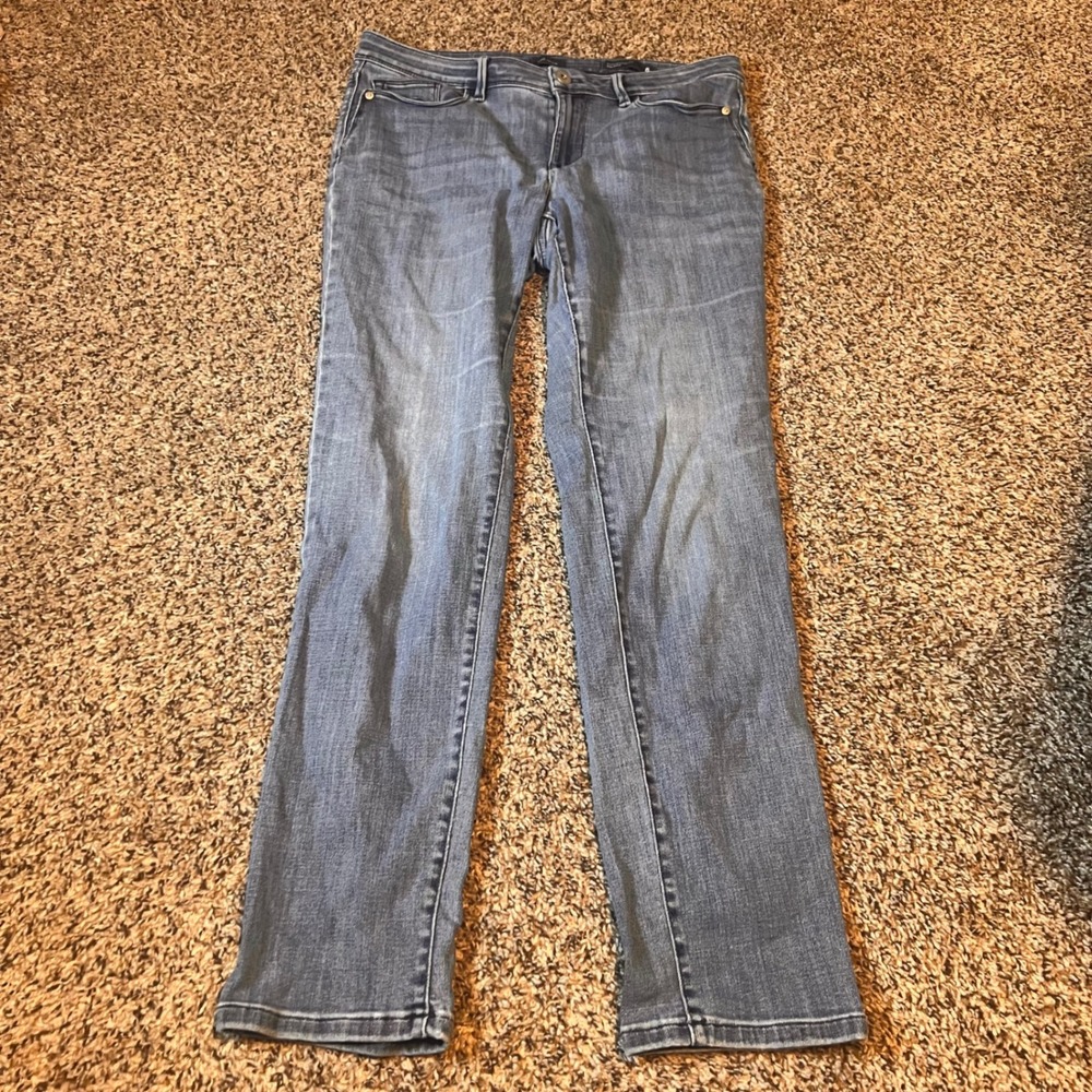 jill denim‎ Authentic Fit Slim Ankle Jeans Women's Size 8 Light Wash